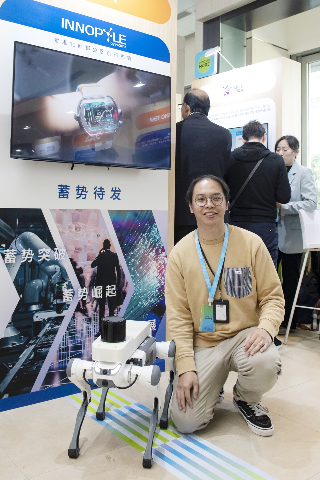 IG Inno Limited項目總監蔡偉鋒表示，其平台最大優勢在於跨品牌、跨類型管理，能同時支援四足機械人、無人機等多種機器人，做到遠程控制動作，甚至包括搭載機械手的精細動作。