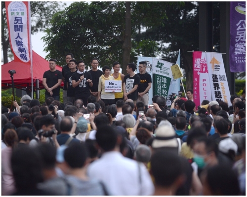民陣日前發起反對《逃犯條例》遊行。資料圖片
