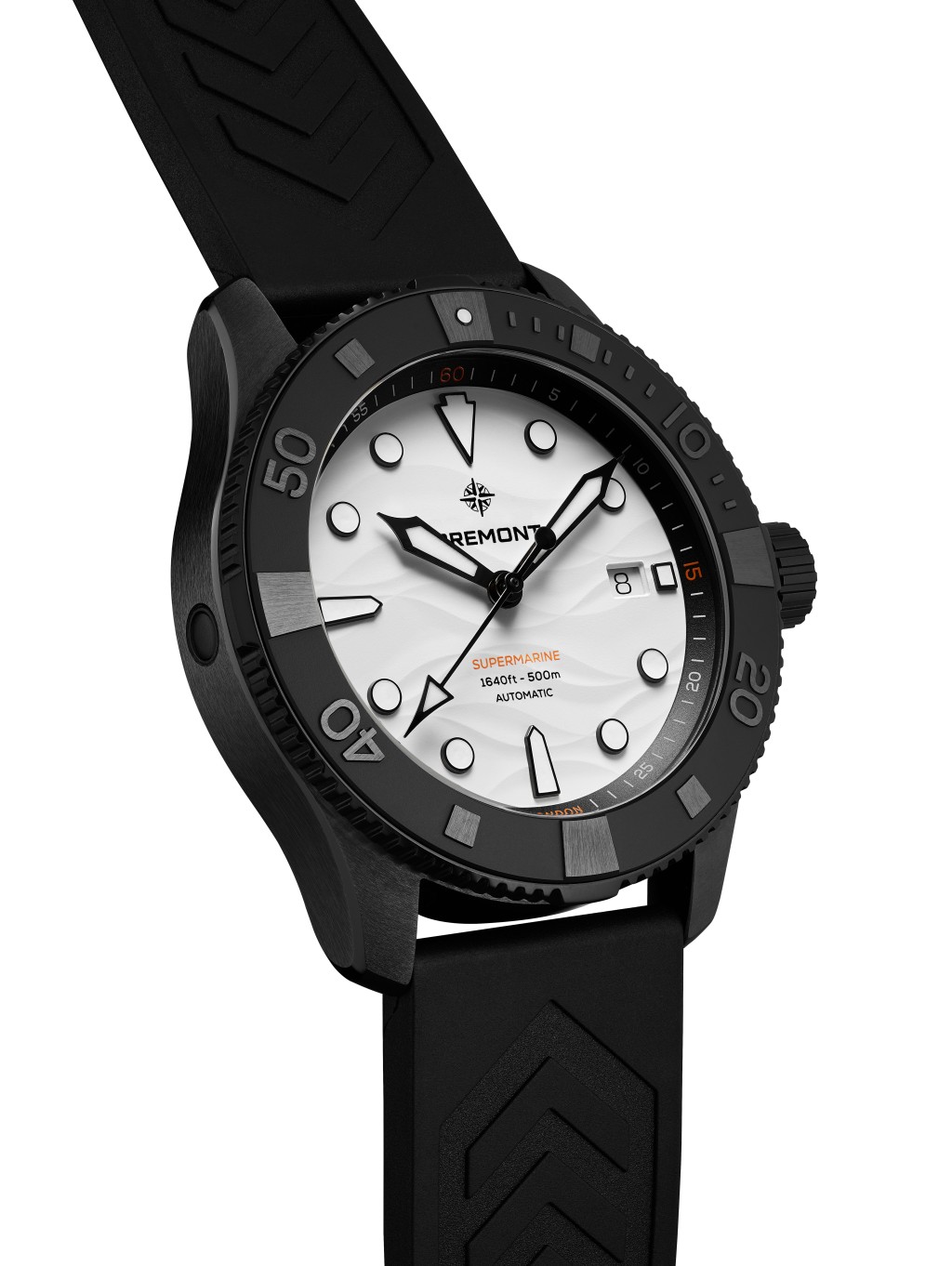 Bremont Supermarine Full Ceramic Polar White，錶殼：43mm陶瓷/機芯：BB164AH自動/限量：150枚/售價：$59,150。