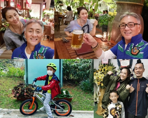 吳岱融與鍾淑慧、陳小春和應采兒，各自在情人節慶祝結婚周年。