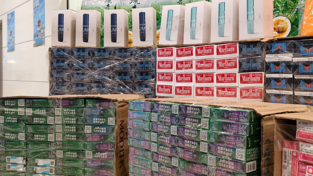 該批私煙及另類吸煙產品有不同品牌。黃文威攝