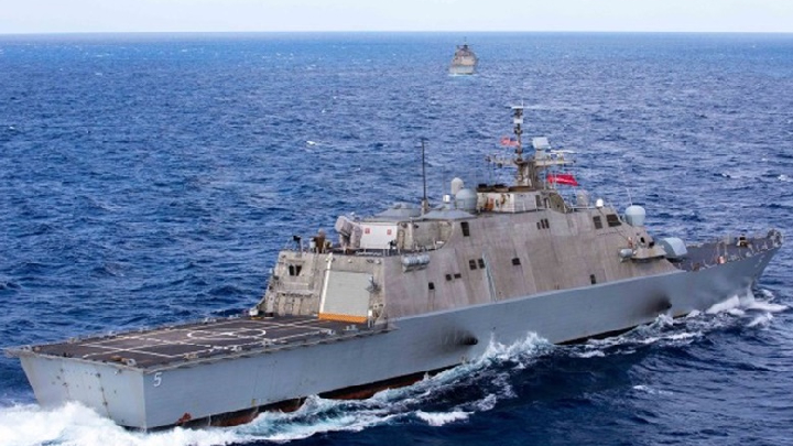 密爾沃基號早前亦因為艦上爆發新冠肺炎疫情而需要中止行程。（網上圖片）