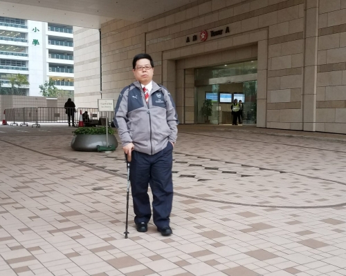 林子健今抱恙到庭。 陳楚琨攝