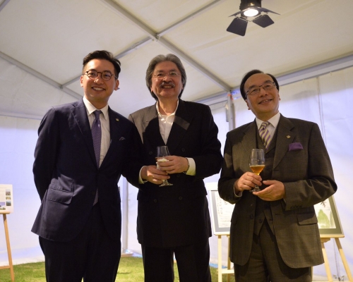 曾俊華傍晚出席新民黨黨慶時澄清「只是傳聞」。