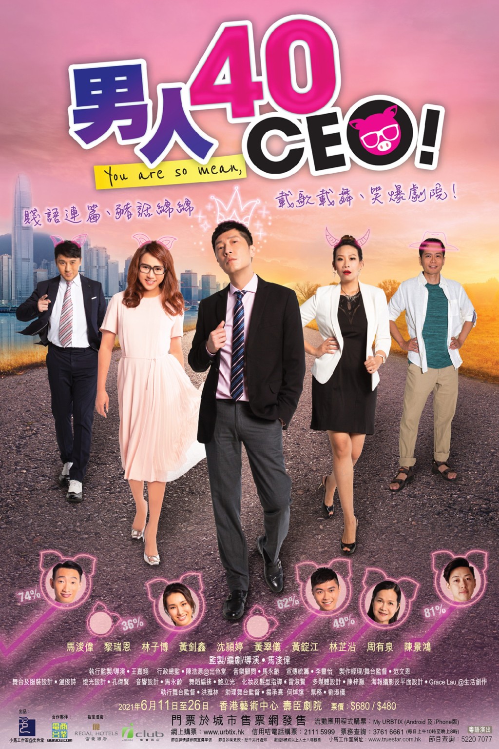 沈颖婷参演舞台剧《男人40 CEO》，当时曾表示未有打算全职重返幕前。