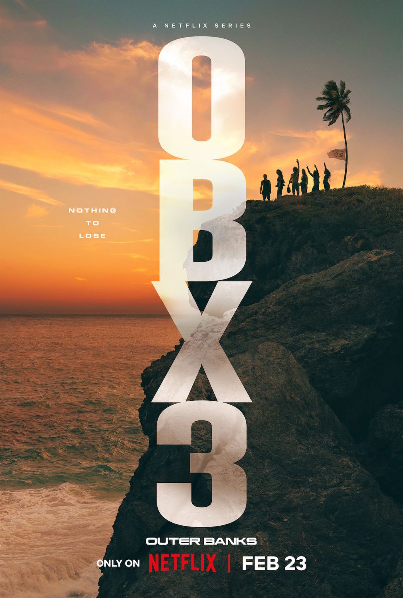 Netflix收视排行榜第八名是美剧《外滩探秘》（Outer Banks）第3季。