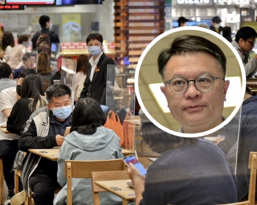 許樹昌（小圖）表示，社區近兩日的人流及車流減少，相信一、兩周就能看到收緊社交距離措施的成效。資料圖片