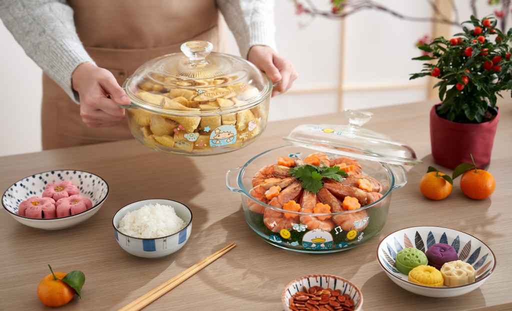 7-Eleven新春購物優惠第二擊！買禮盒或指定零食滿額送限量Little Twin Stars/Ahirunopekkle滿載祝福玻璃盤（圖片來源：7-11）