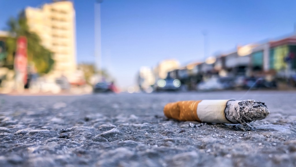 马来西亚严厉打击乱丢烟头等行为。 iStock示意图