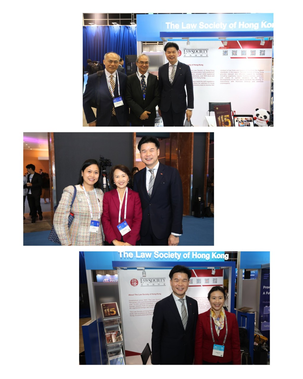 香港律師會在今次亞洲金融論壇的「FutureGreen」展區設立展位，也是會場內唯一一個法律服務類別的展位。