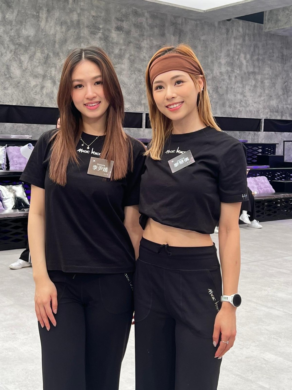 《魔音女團》練習生李尹嫣、廖慧儀等人進行特訓。