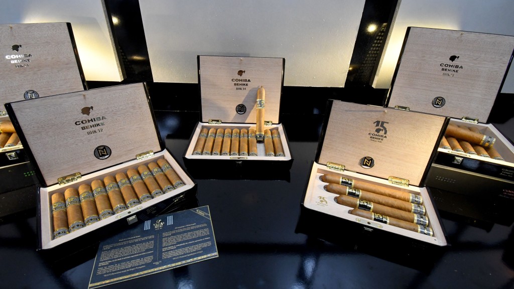 古巴國際雪茄節上的雪茄。 新華社