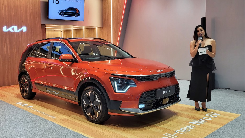 ●全新Niro EV電車今天(8月12日)在九龍灣專店正式發表。
