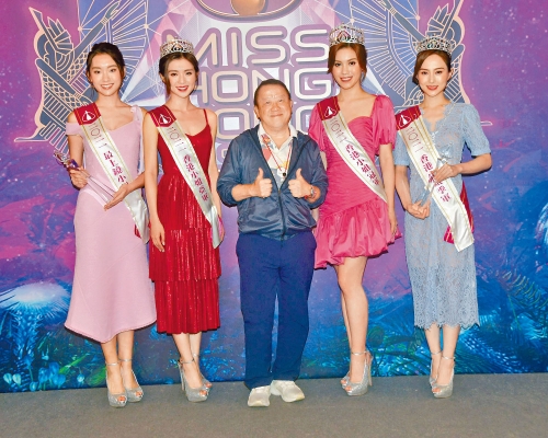 志偉昨特意探班,並就港姐騷甩轆事件解釋。