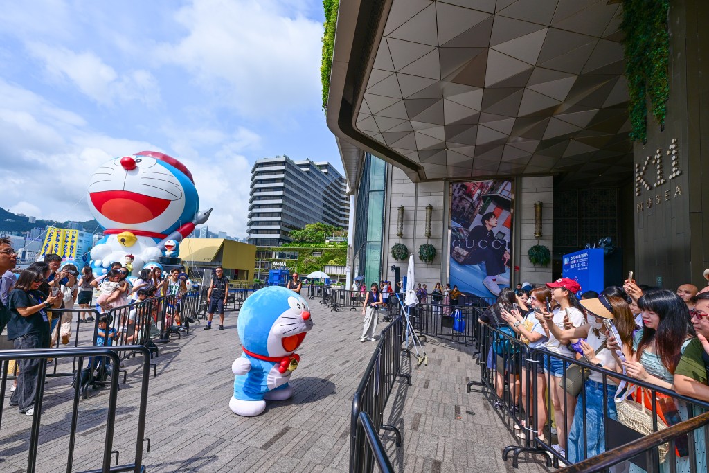 展覽主辦方舉行「多啦A夢與好友」閉幕感謝祭，吸引大批市民及遊客前來K11 MUSEA拍照。