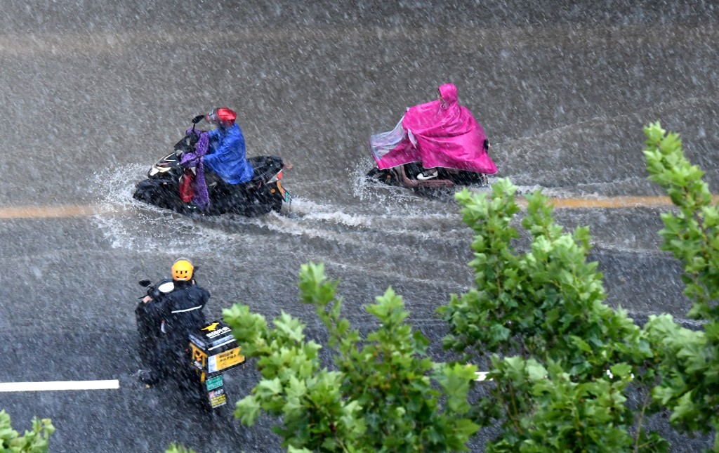 河南強降水天氣持續。新華社圖片