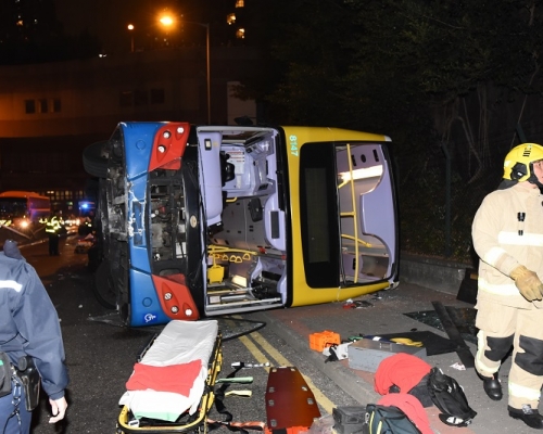 車禍發生於去年1月14日，造成二十傷一死。資料圖片