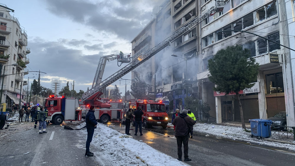 希臘雅典市中心驚傳爆炸。