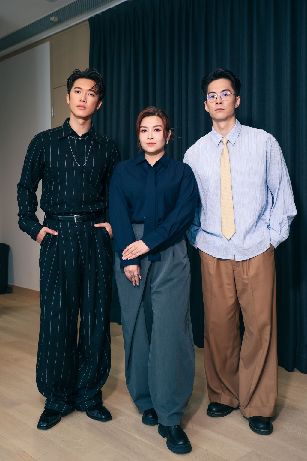 Stanley、練美娟、朱鑑然受訪，宣傳《COURT!》。