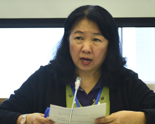 鄭麗琼涉「煽動意圖」被捕。資料圖片