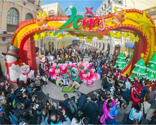 澳門文化局因應疫情,決定取消澳門2020年國際幻彩大巡遊。FB澳門國際幻彩大巡遊圖片