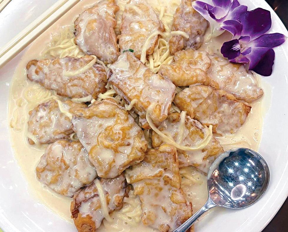 鮑魚菇芝士燴伊麵 鮑魚菇芝士燴伊麵