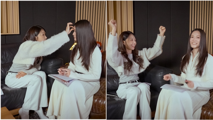 雲浩影孖鄭恩地合唱黎明金曲 被整理頭髮即心動亂陣腳 開心獲讚可在韓國直接出道。