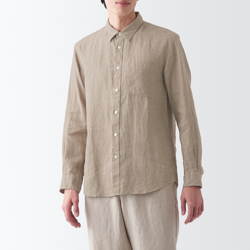 鬼節應避免棉麻材質的衣服。（圖片來源：MUJI）