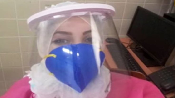 28歲的女醫生Wafa染上新冠肺炎病逝，其腹中胎兒亦未能存活。網圖