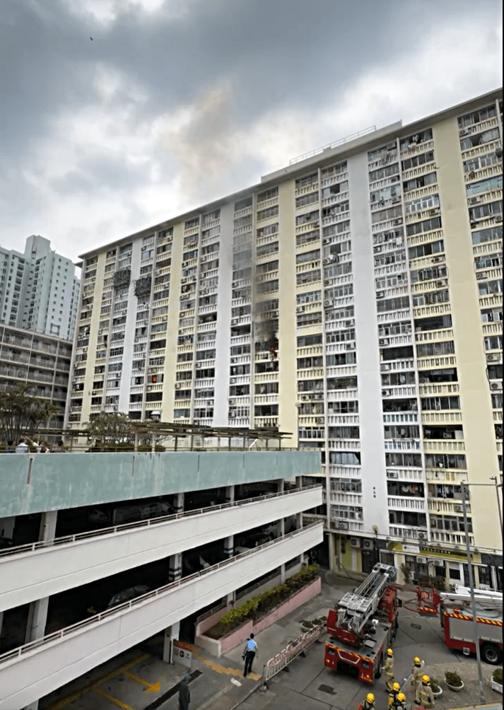 消防到場撲救。fb：張偉楠 