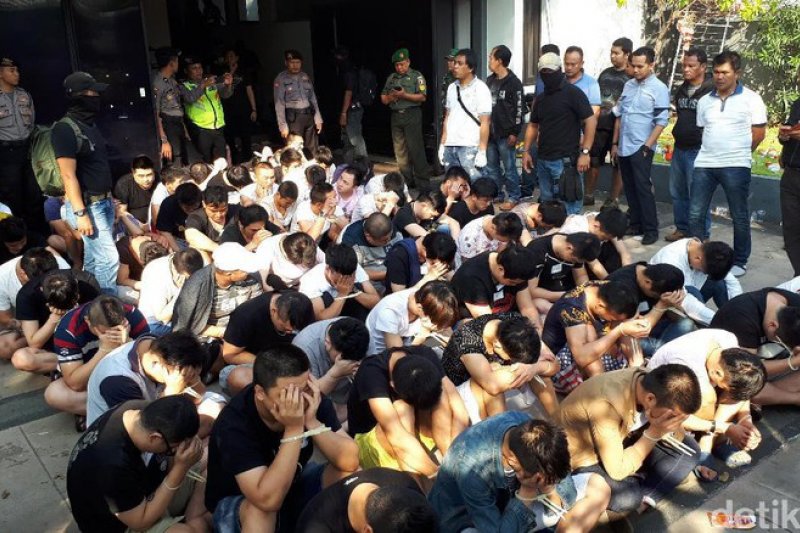印尼較早前拘捕過百名在當地從事電騙的華人。