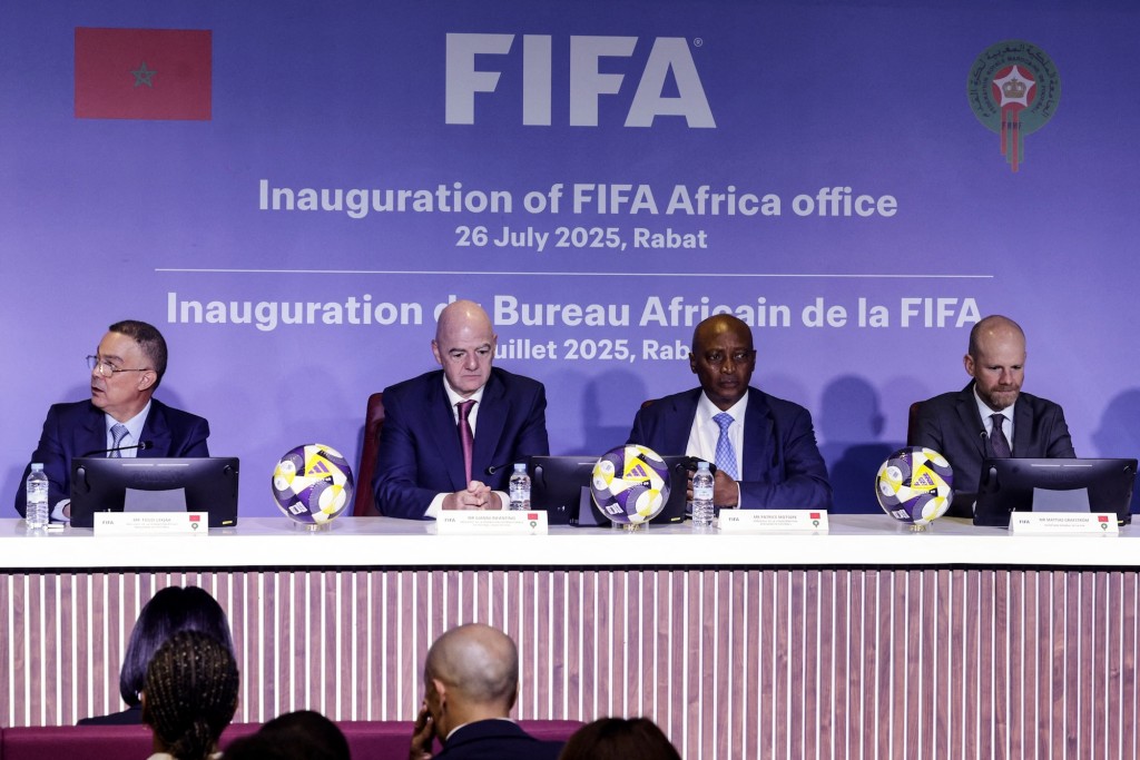 FIFA高层将于摩洛哥召开危机会议。法新社 FIFA高层将于摩洛哥召开危机会议。法新社