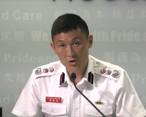 消防處副消防總長陳慶勇。facebook截圖