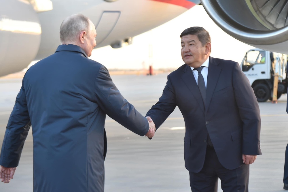 普京將與吉爾吉斯總統扎帕羅夫舉行會談。網上圖片