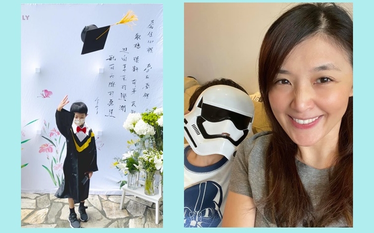 蘇慧倫對囝囝第一個畢業禮特別溫馨開心。