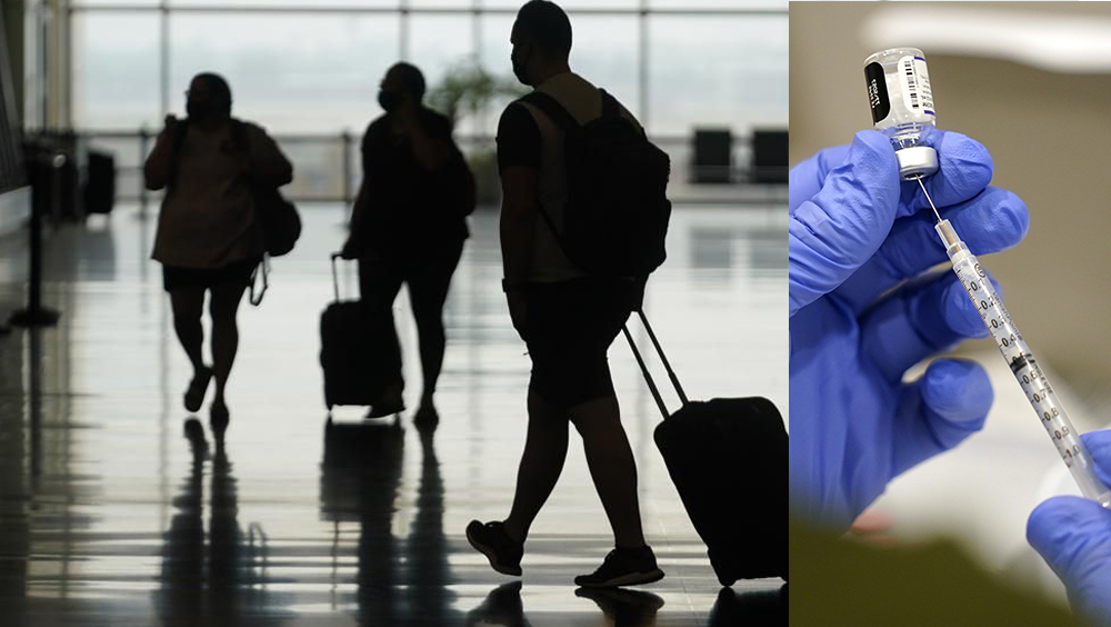 美眾院通過法案,取消外國航空旅客疫苗接種要求。AP