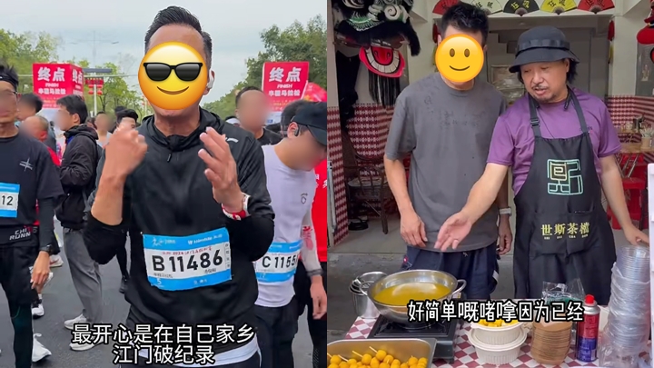 前TVB綠葉拍片賀「在江門破紀錄」 北上搵食多年曾呻窮要移居 曾與古明華擺檔賣魚蛋