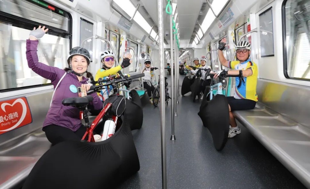 深圳地鐵推出「騎行友好服務」。微博@深圳地鐵