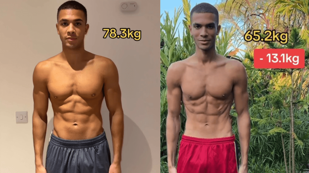 男子分享「水斷食」21天瘦13公斤的經歷。 Instagram