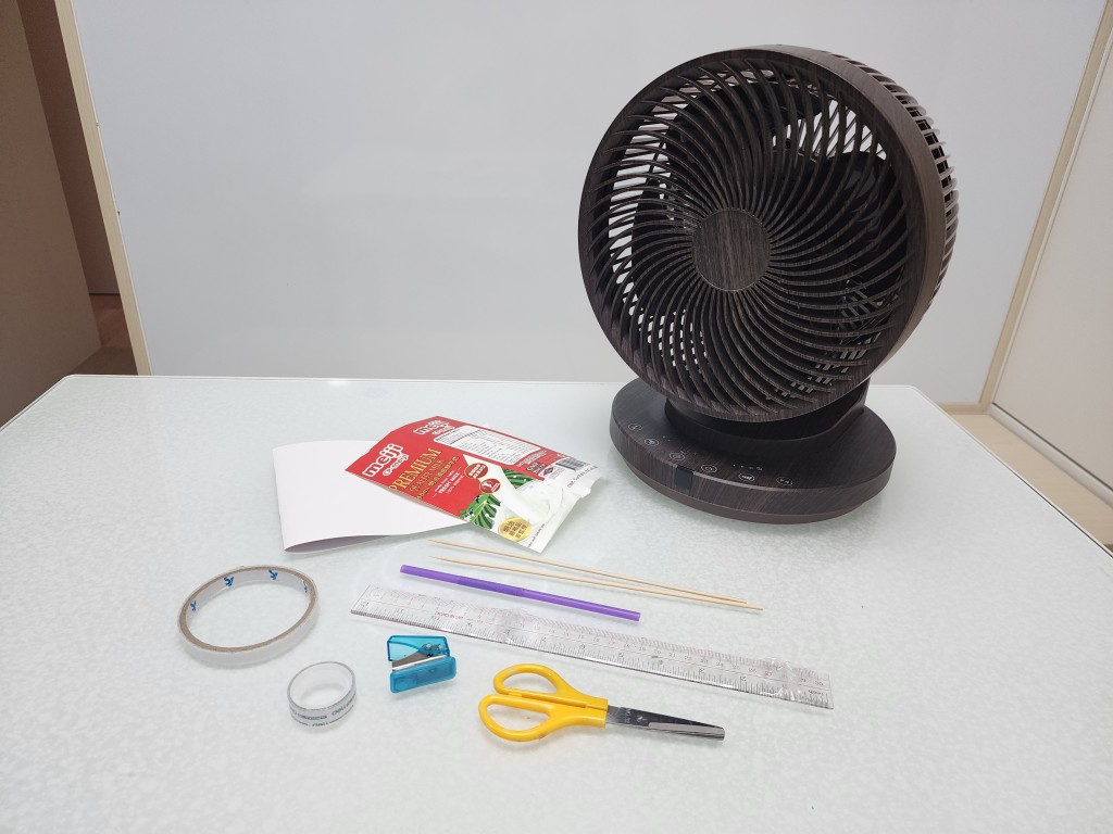 STEM小實驗材料和工具（圖片來源：受訪者提供）