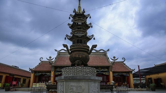 被吉林「高僧」魏剛控制的洮南市德安禪寺。 網上圖片