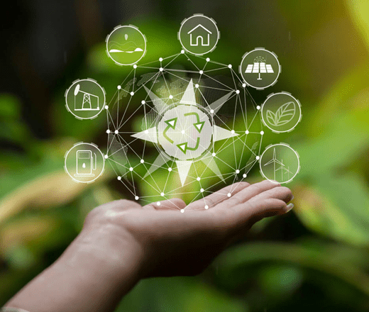 發展綠色能源科技有助減少地球資源的消耗。