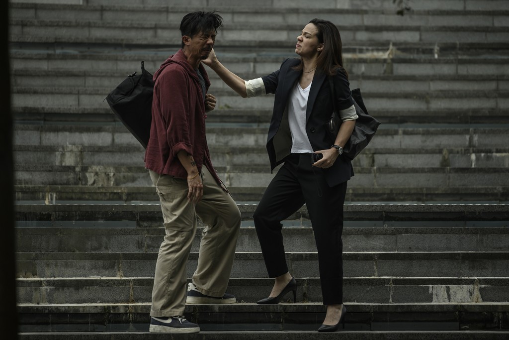 Rosa有一場掌摑阿聰的戲。