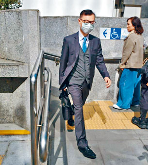 商交所前财务总监蔡达英昨出庭作供。