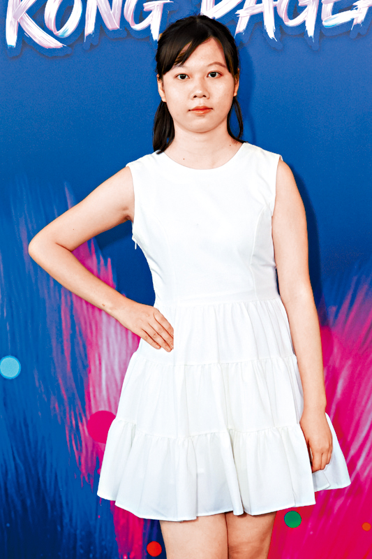 張婷婷撞樣阿儀，參選有信心。