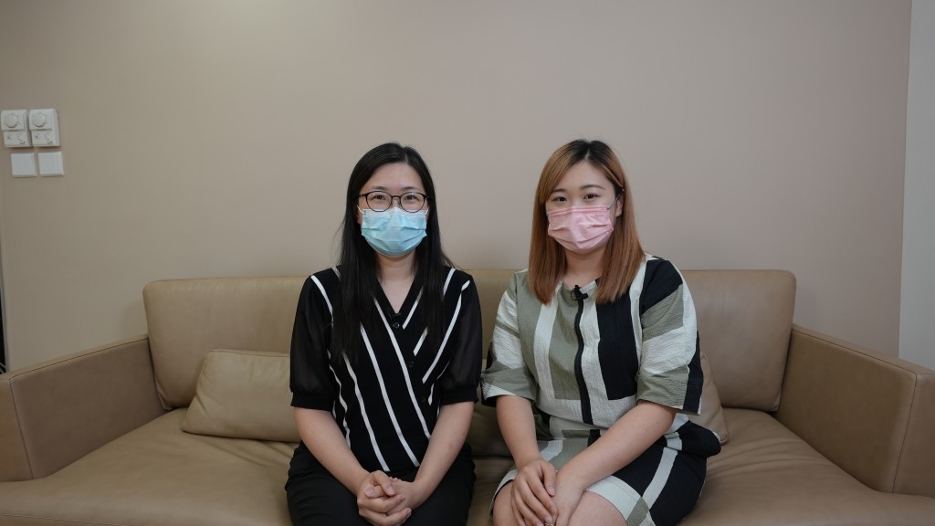 內科腫瘤科專科醫生黃曉恩（左）、主持Ricca（右）
