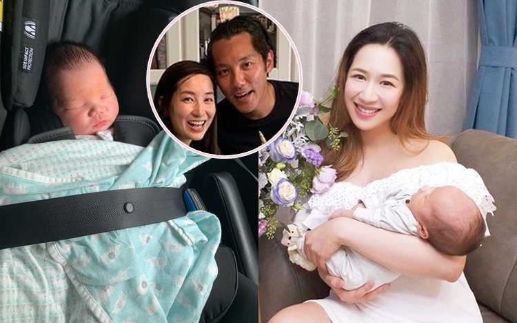 岑杏賢（右）及麥雅緻今個月分別誕仔。