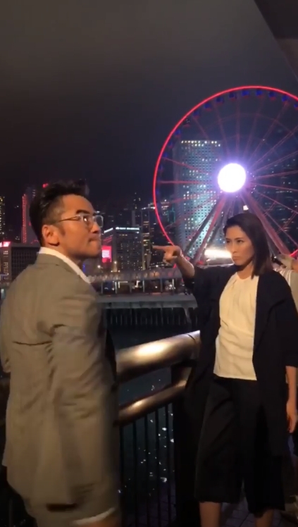 唐文龍、陳敏之昨晚拍外景 (網圖)