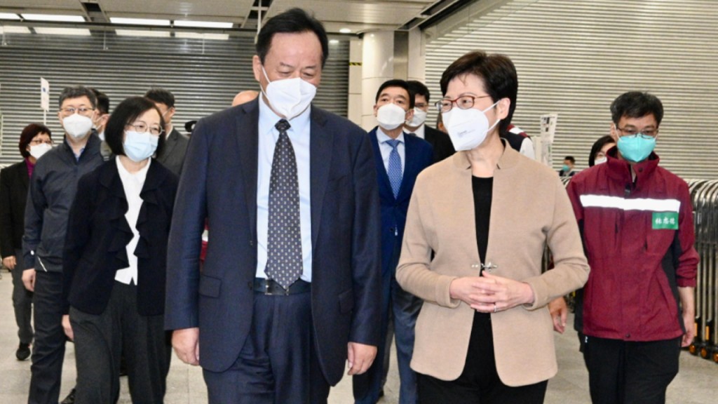 仝小林率領的內地中醫專家組訪港考察。政府新聞處圖片