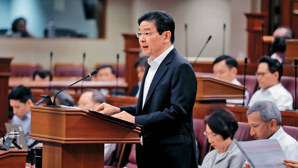 黃循財昨日在國會發表2026年財政預算案。黃循財@X平台